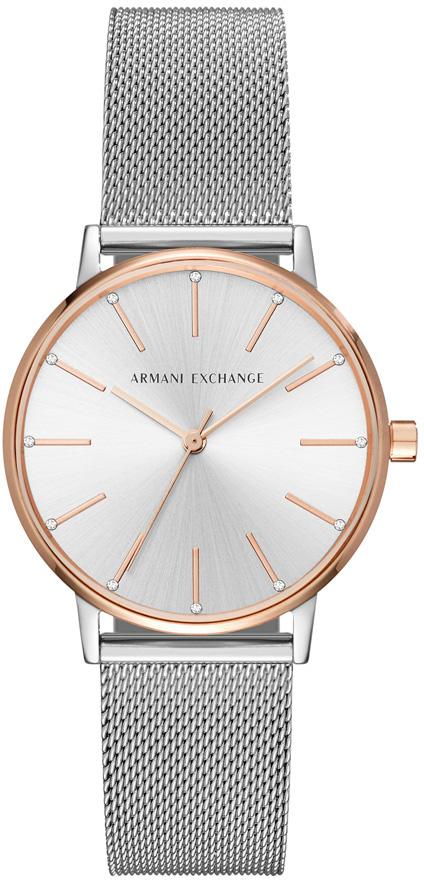 Armani Exchange AX5537 36 mm Gri Çelik Kordon Analog Kadın Kol Saati