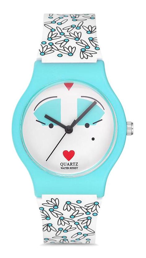 Aqua Di Polo APWS008102 31 mm Çok Renkli Silikon Kordon Analog Kadın Kol Saati