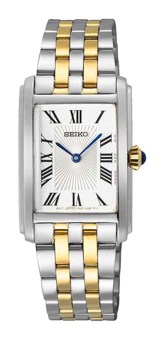 Seiko SWR087P 22 mm Altın-Gri Çelik Kordon Analog Kadın Kol Saati
