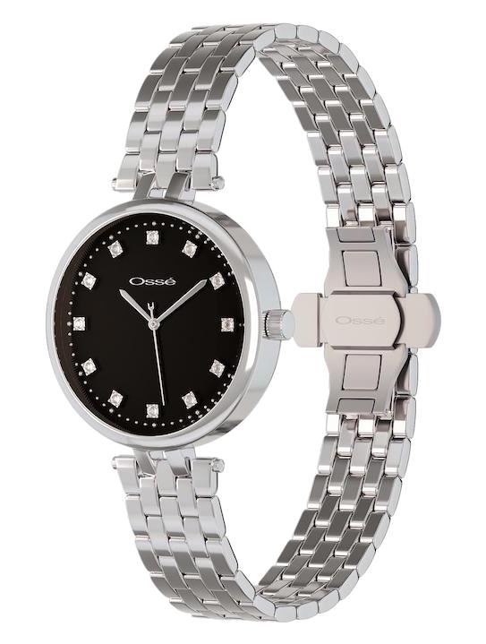 Osse 10105LA 32 mm Gri Metal Kordon Analog Kadın Kol Saati