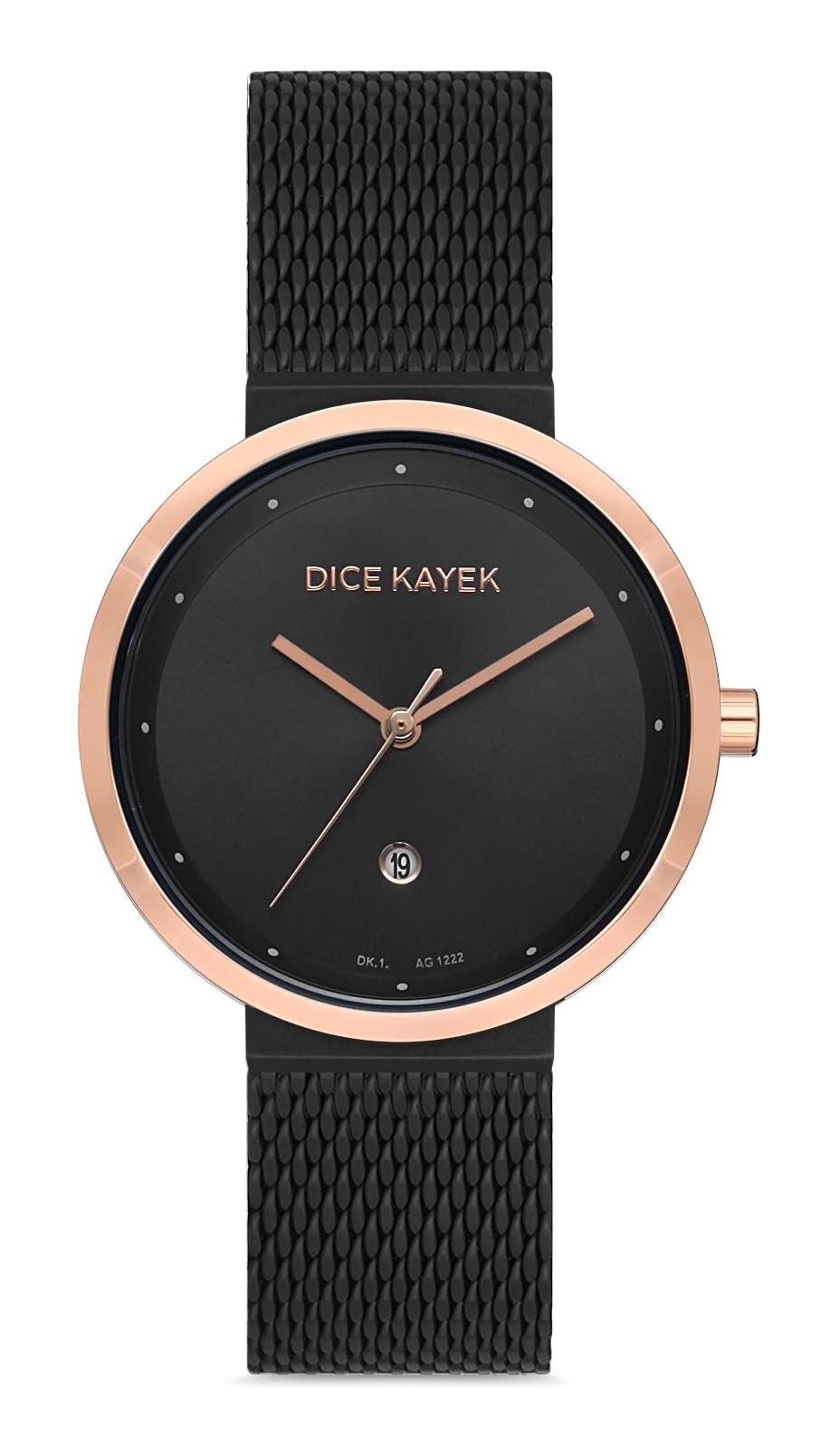 Dice Kayek DK.1.AG1222.06 33 mm Siyah Çelik Kordon Analog Kadın Kol Saati