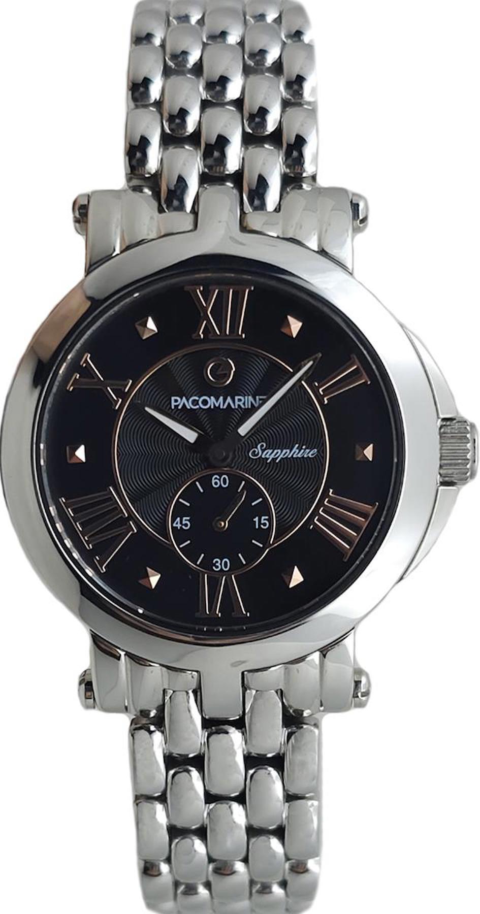 Pacomarine PM.61174.061 31-35 mm Gri Çelik Kordon Analog Kadın Kol Saati