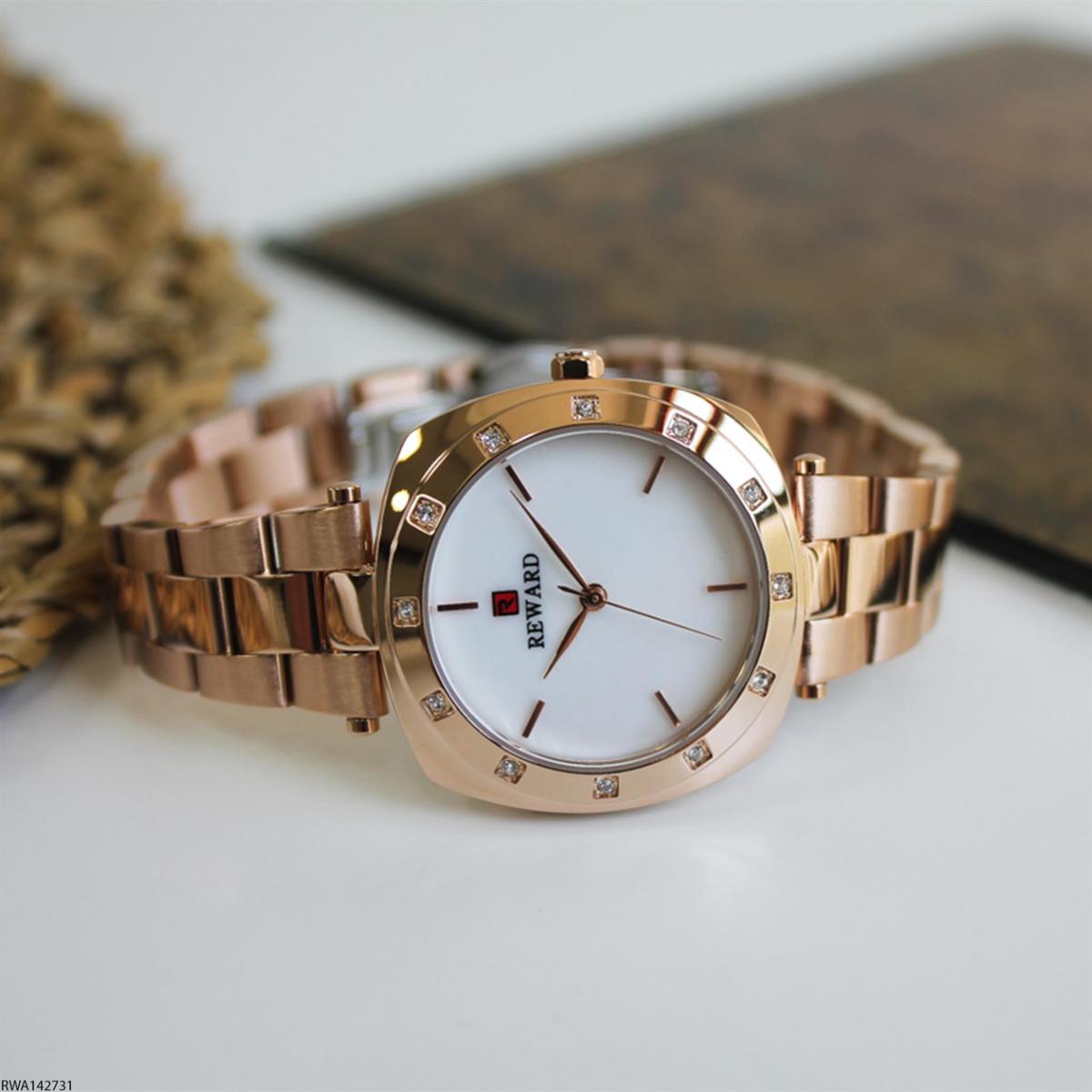 Reward RWA142731 34 mm Rose Gold Çelik Kordon Analog Kadın Kol Saati