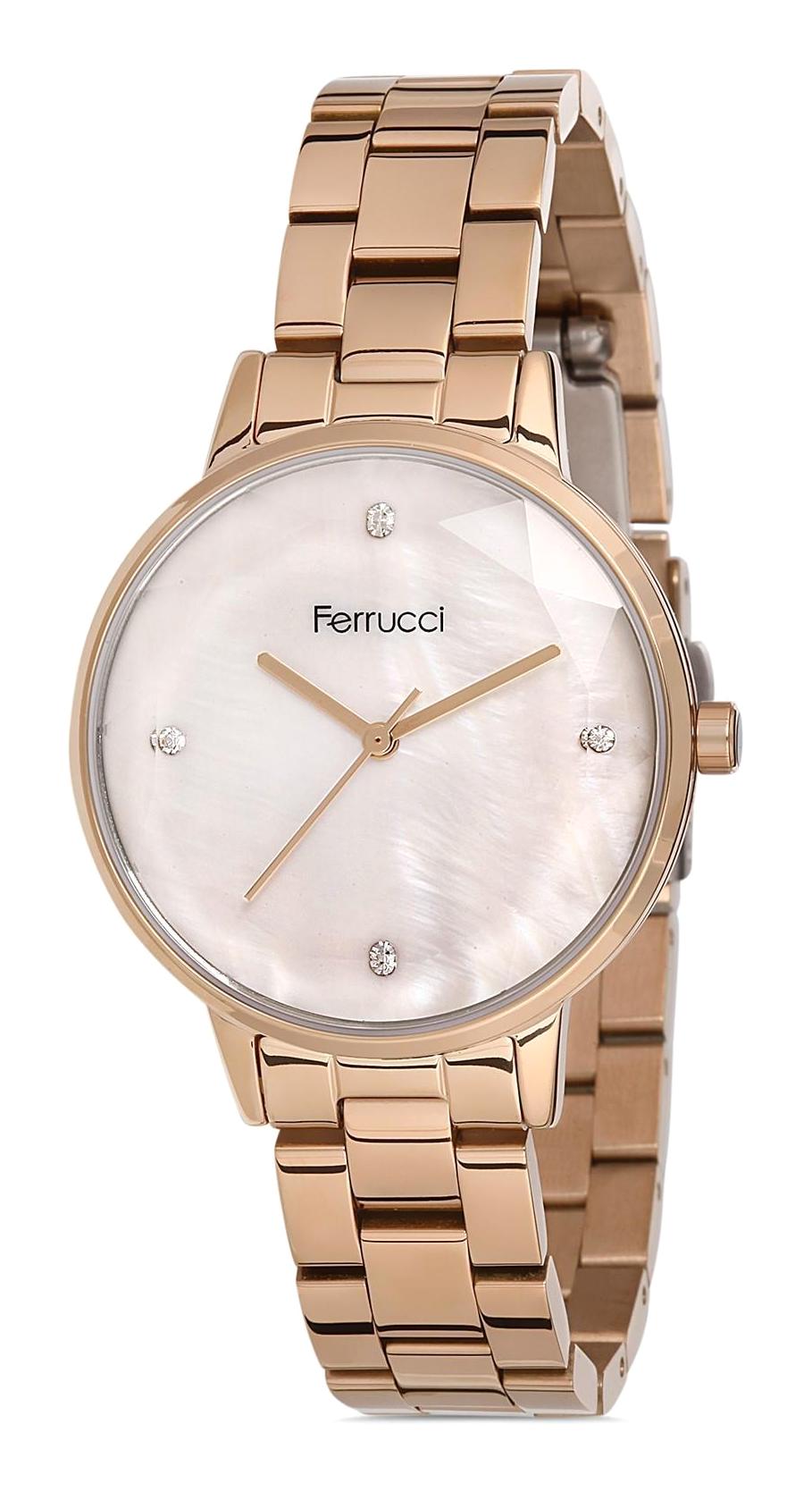 Ferrucci 9FM2684 36 mm Rose Gold Metal Kordon Analog Kadın Kol Saati