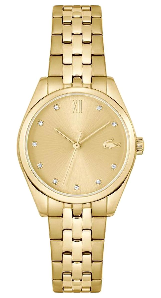 Lacoste LAC2001303 36 mm Altın Silikon Kordon Analog Kadın Kol Saati