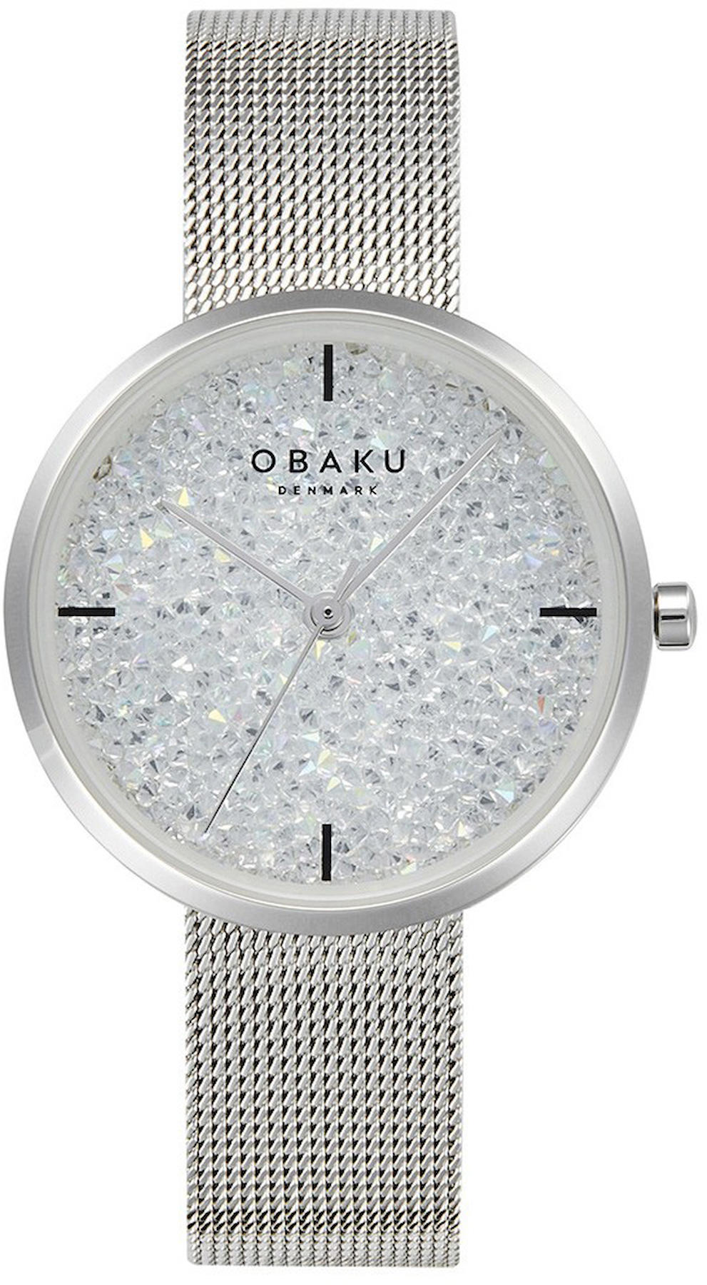 Obaku Denmark V289LHCWMC 32 mm Gri Çelik Kordon Analog Kadın Kol Saati