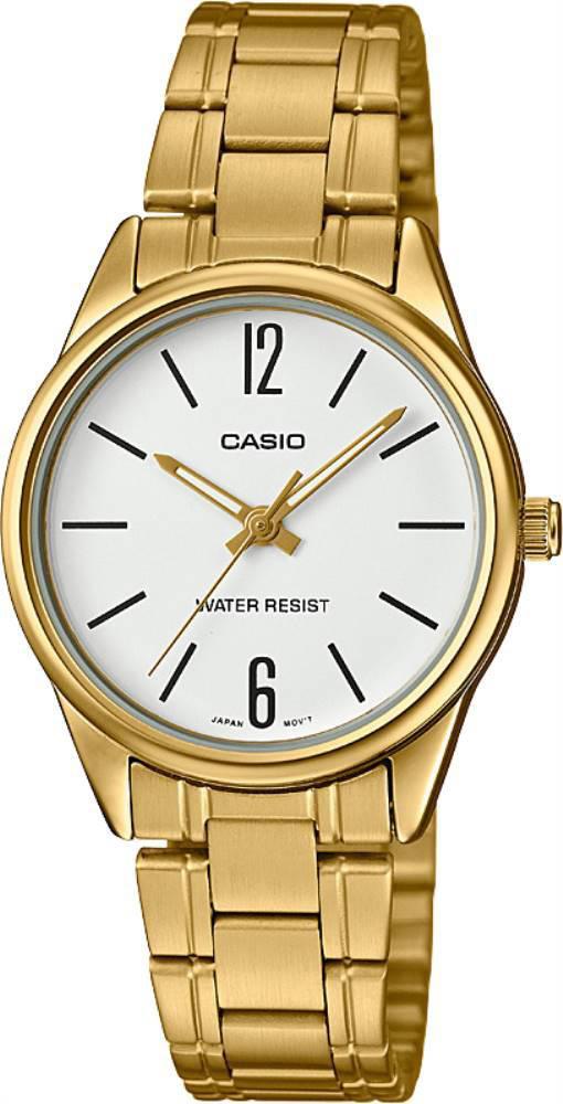 Casio LTP-V005G-7B 28 mm Altın Çelik Kordon Analog Kadın Kol Saati