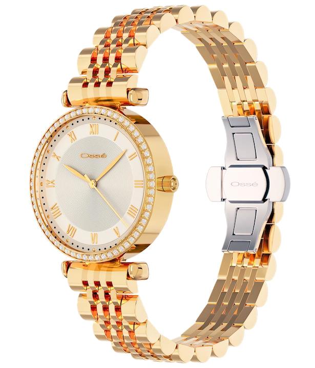 Osse 10108LB 32.5 mm Altın Metal Kordon Analog Kadın Kol Saati