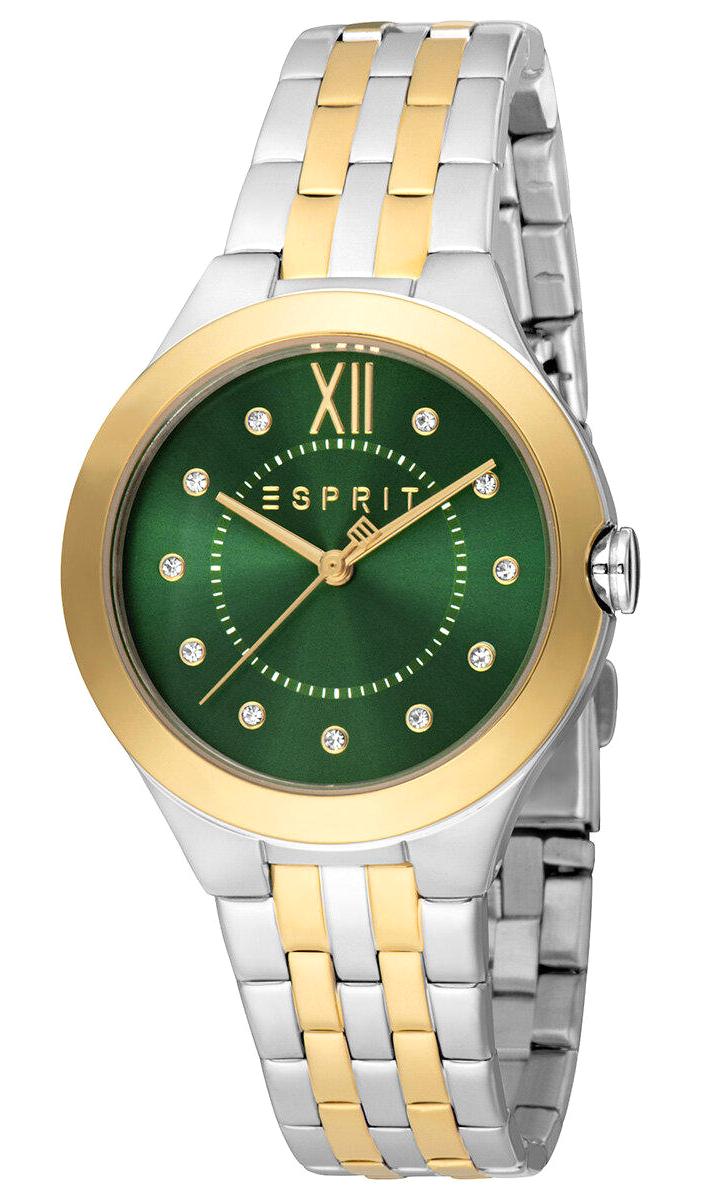 Esprit ES1L264M1095 32 mm Altın-Gri Çelik Kordon Analog Kadın Kol Saati
