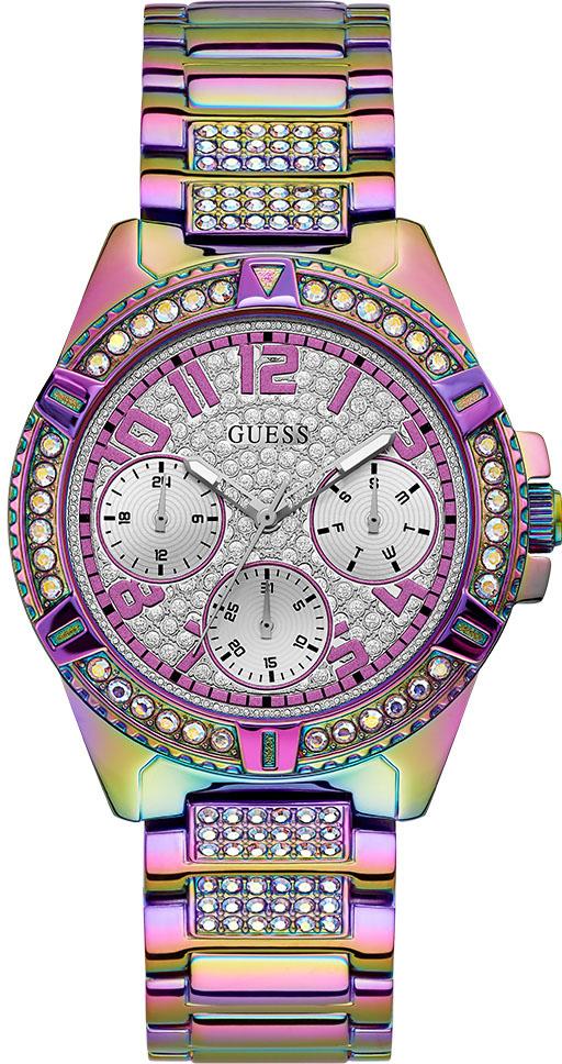 Guess GUGW0044L1 Takvimli 40 mm Mor Çelik Kordon Analog Kadın Kol Saati