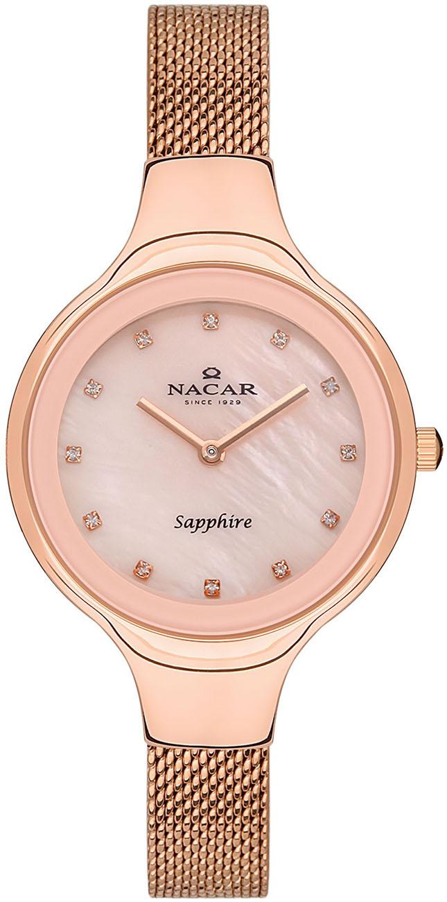 Nacar 36-391033-RPMS 32 mm Rose Gold Hasır Kordon Analog Kadın Kol Saati