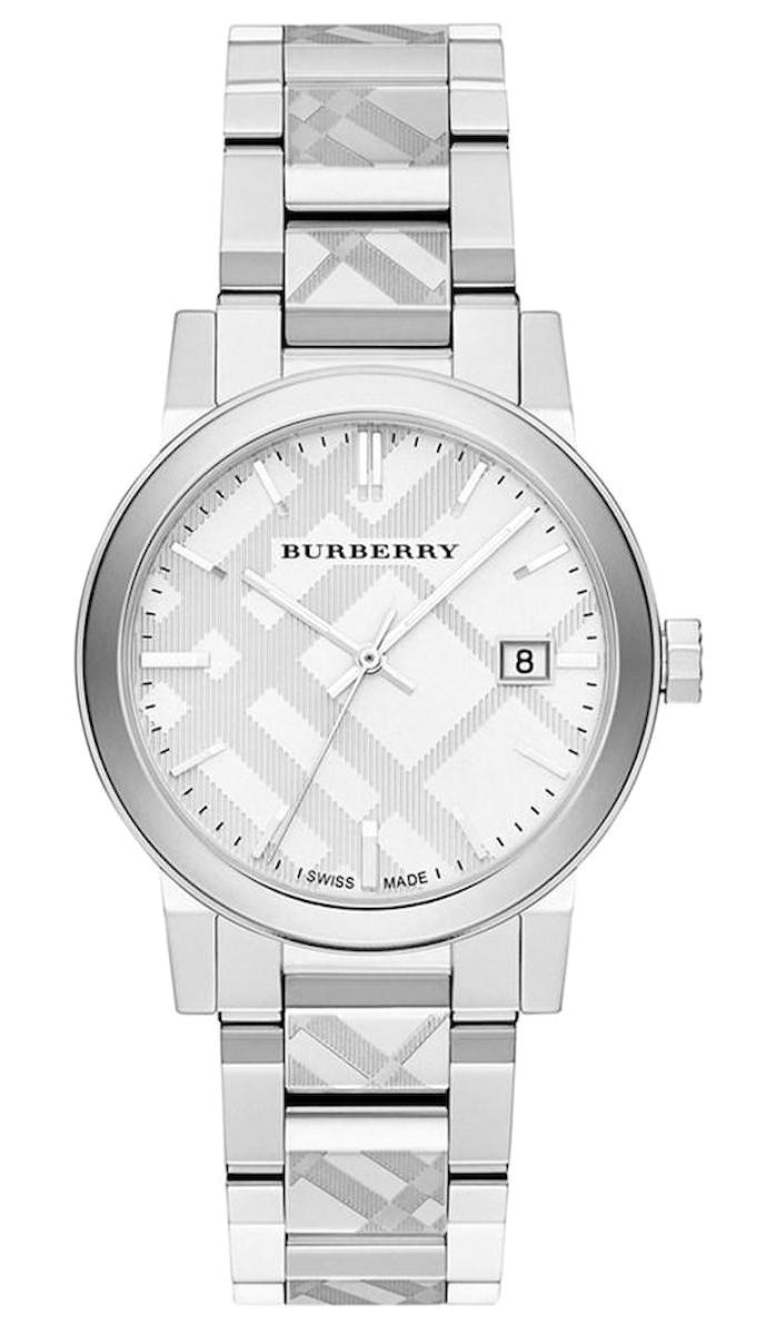 Burberry BU9037 38 mm Gri Çelik Kordon Analog Kadın Kol Saati