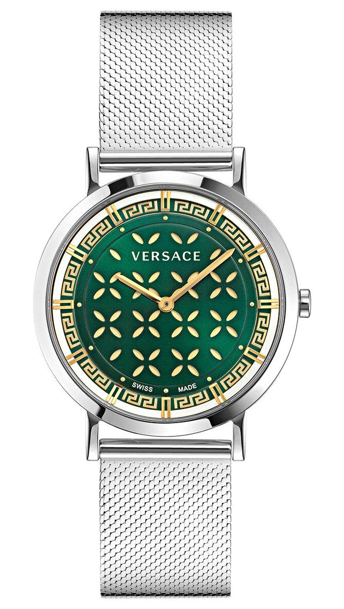 Versace VRSCVE3M01123 36 mm Gri Çelik-Hasır Kordon Analog Kadın Kol Saati