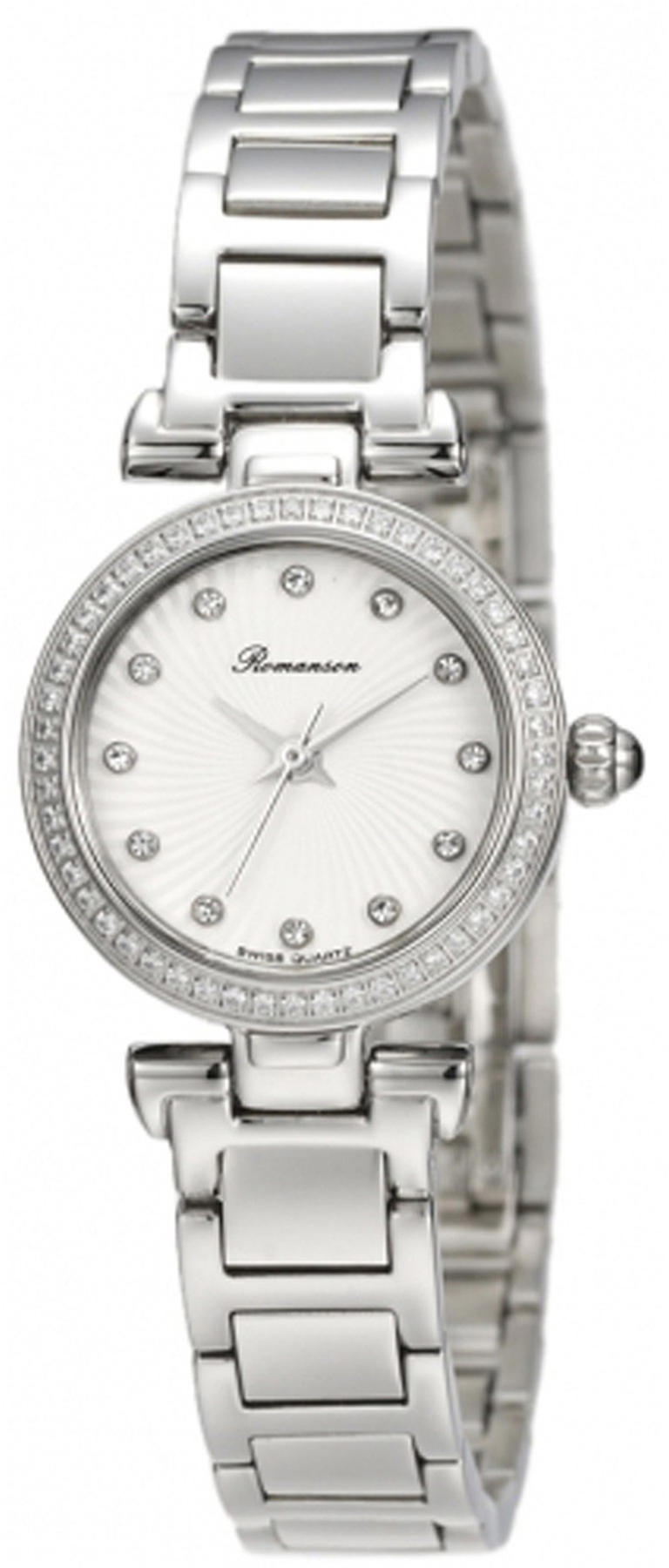 Romanson RM3265QL1WG12W 34 mm Gri Çelik Kordon Analog Kadın Kol Saati