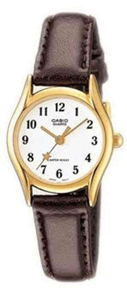 Casio LTP-1094Q-7B4RDF 23 mm Kahverengi Deri Kordon Analog Kadın Kol Saati