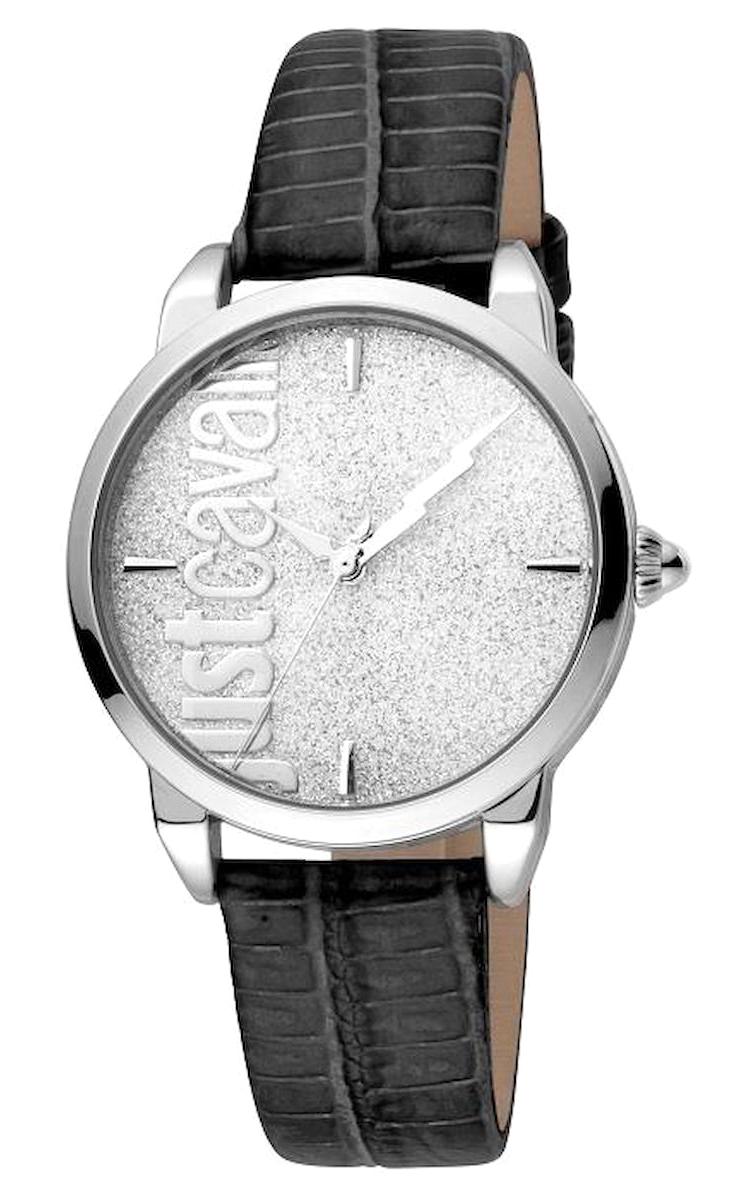 Just Cavalli JC1L079L0015D 34 mm Siyah Deri Kordon Analog Kadın Kol Saati