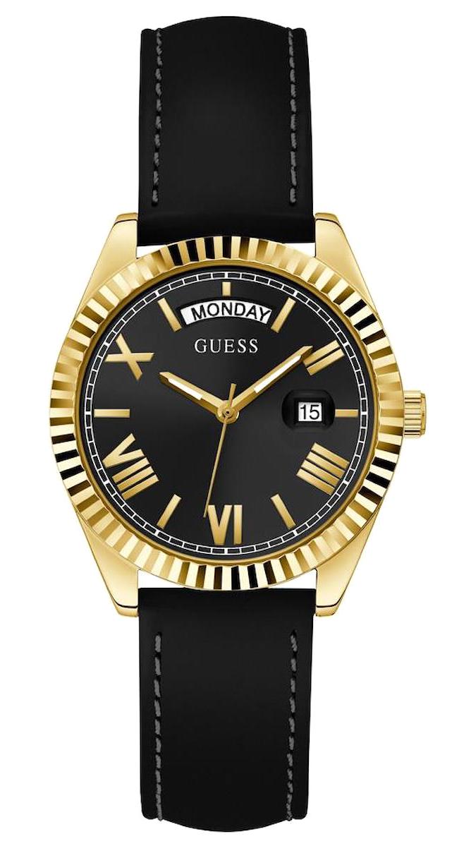 Guess GUGW0357L1 Takvimli 36 mm Siyah Plastik Kordon Analog Kadın Kol Saati