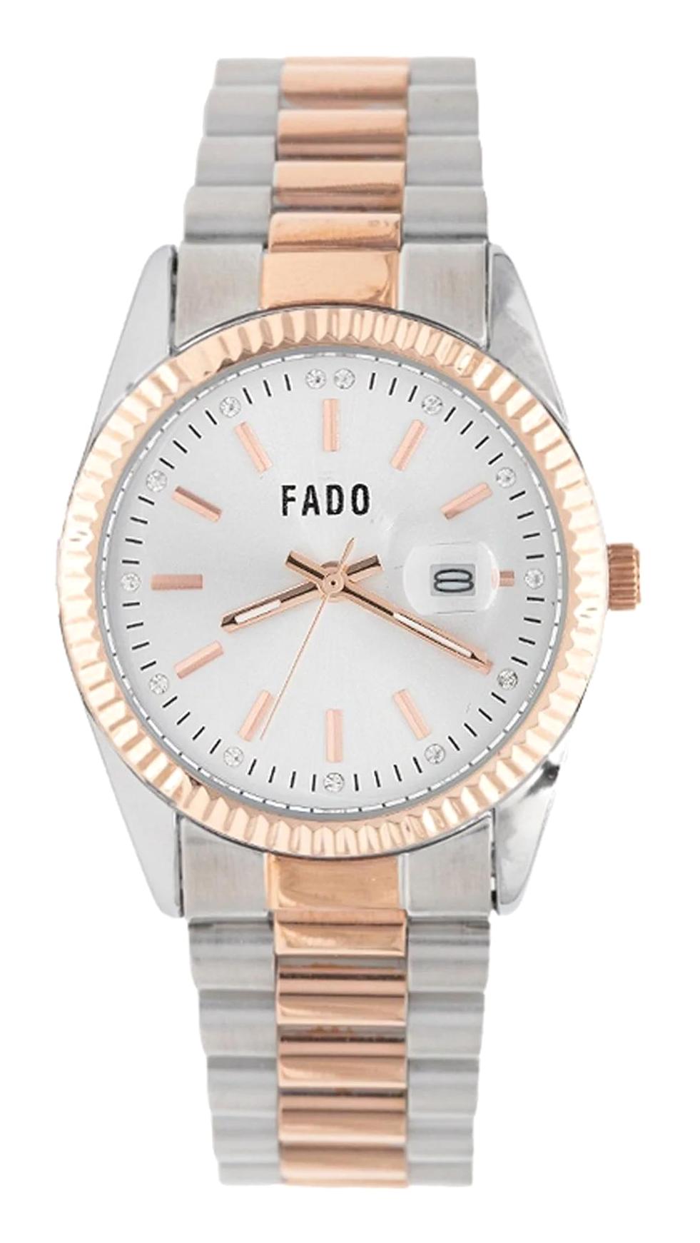 Q&Q 0173 41 mm Altın-Gri Çelik Kordon Analog Kadın Kol Saati