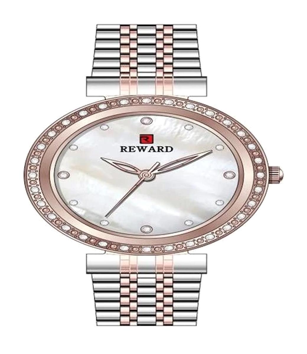 Reward A141177 35 mm Gri-Rose Gold Çelik Kordon Analog Kadın Kol Saati