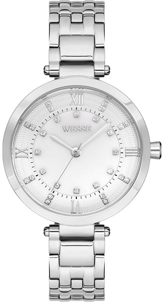 Wesse WWL301401 36 mm Gri Çelik Kordon Analog Kadın Kol Saati