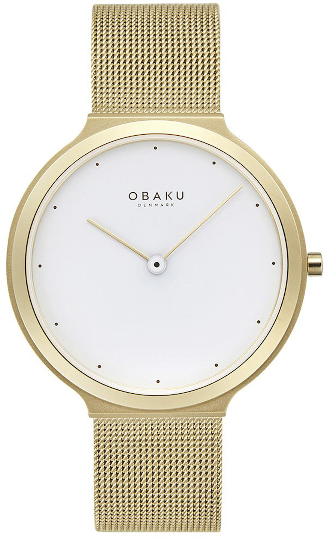 Obaku Denmark V269LXGWMG 36 mm Altın Çelik Kordon Analog Kadın Kol Saati