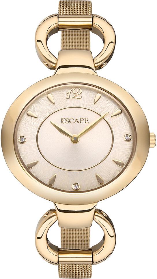 Escape EC1071-302M 35 mm Altın Çelik Kordon Analog Kadın Kol Saati