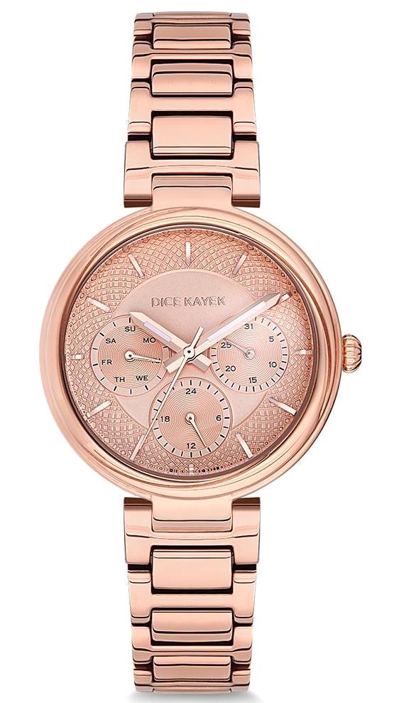 Dice Kayek DK.1.AG1187.04 35 mm Rose Gold Çelik Kordon Analog Kadın Kol Saati
