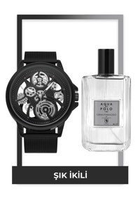 Aqua Di Polo 1987 Gran Paradiso Sevgililer Gününe Özel İkili Erkek Parfüm Seti EDP 50 ml + Saat