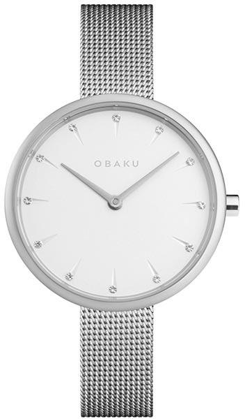 Obaku Denmark V233LXCIMC 30 mm Gri Çelik Kordon Analog Kadın Kol Saati