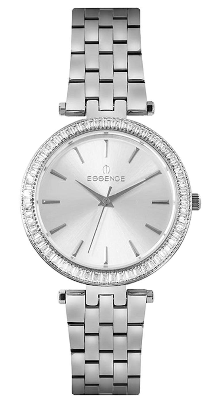 Essence ES6553FE.330 34 mm Gri Çelik Kordon Analog Kadın Kol Saati