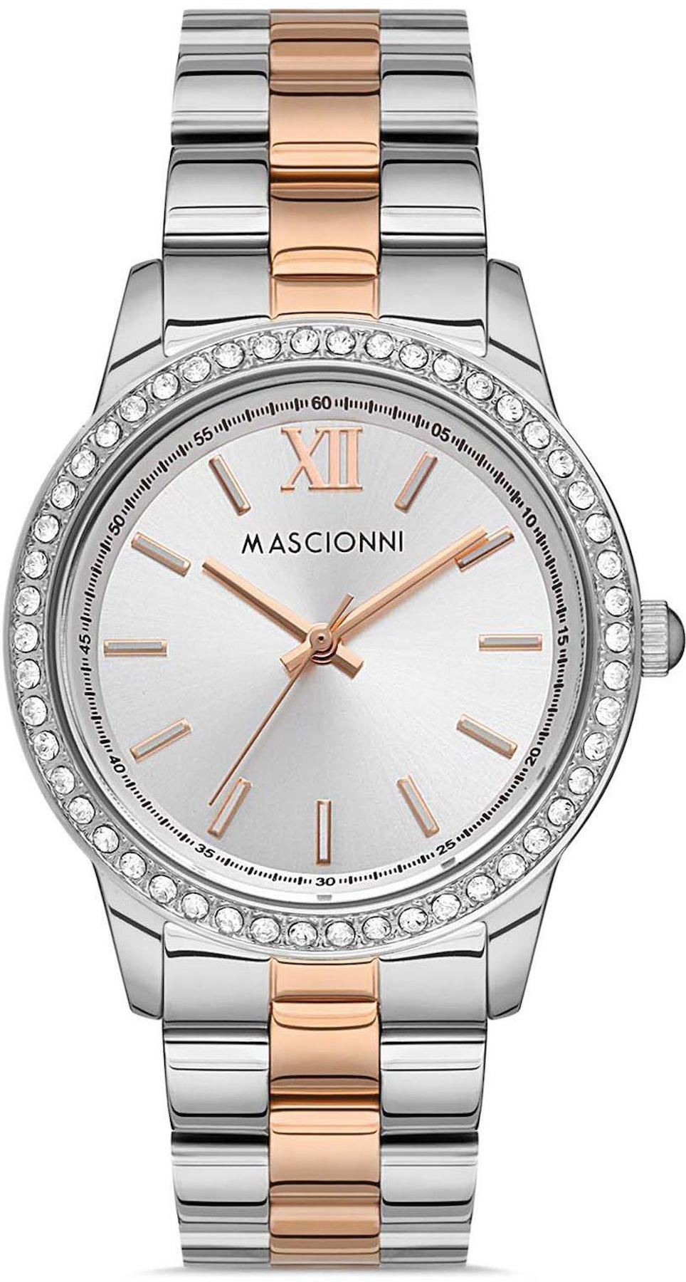 Mascionni M.1.1073.01 38 mm Rose Gold Çelik Kordon Analog Kadın Kol Saati