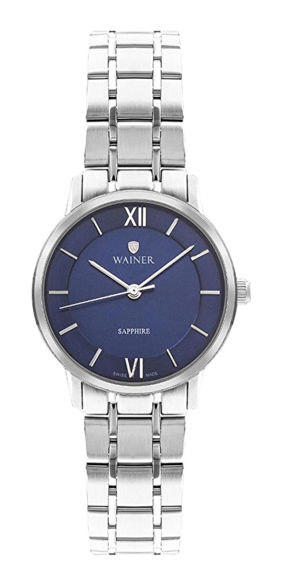 Wainer WA.11175-C 36 mm Gri Çelik Kordon Analog Kadın Kol Saati