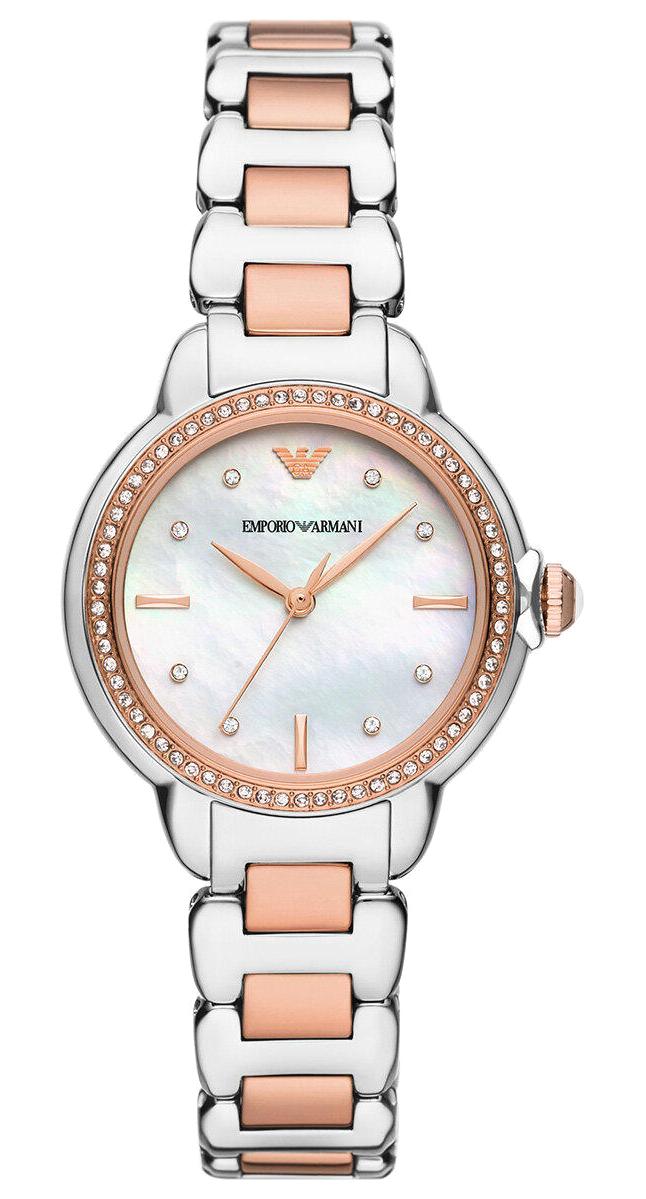 Emporio Armani AR11569 32 mm Gri-Rose Gold Çelik Kordon Analog Kadın Kol Saati