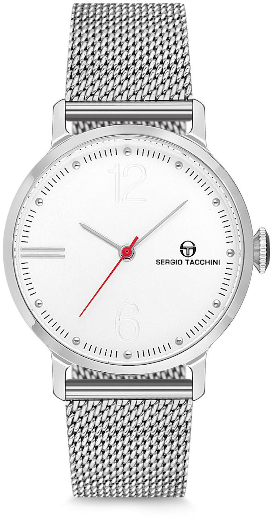 Sergio Tacchini ST.9.119.02-1 34 mm Gri Metal Kordon Analog Kadın Kol Saati