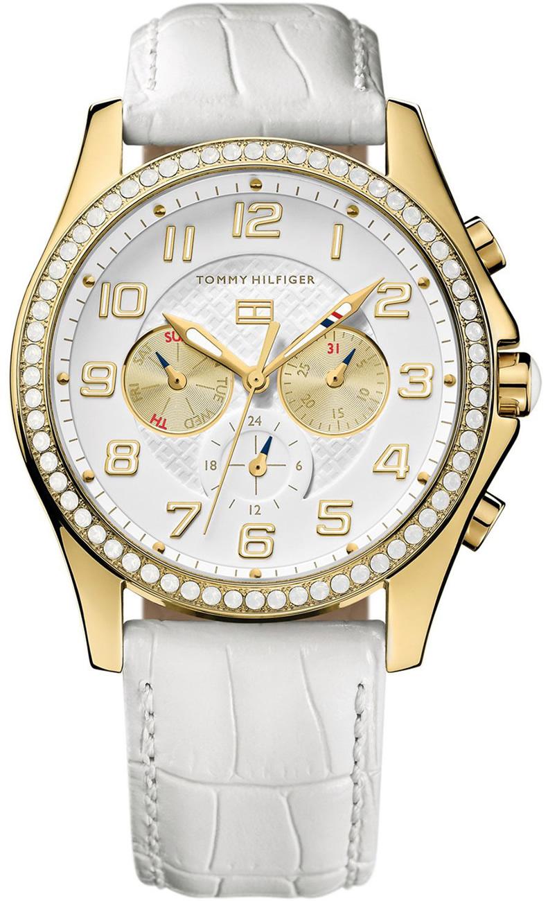 Tommy Hilfiger TH1781280 40 mm Beyaz Deri Kordon Analog Kadın Kol Saati