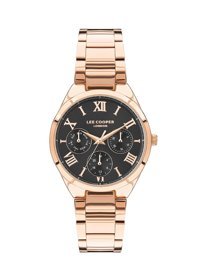 Lee Cooper LC07456450MP Takvimli 40 mm Rose Gold Çelik Kordon Analog Kadın Kol Saati