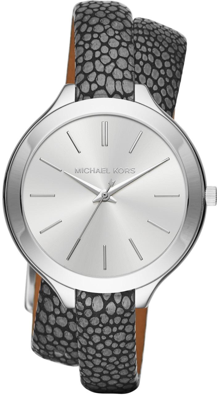 Michael Kors MK2475 38 mm Gri Deri Kordon Analog Kadın Kol Saati