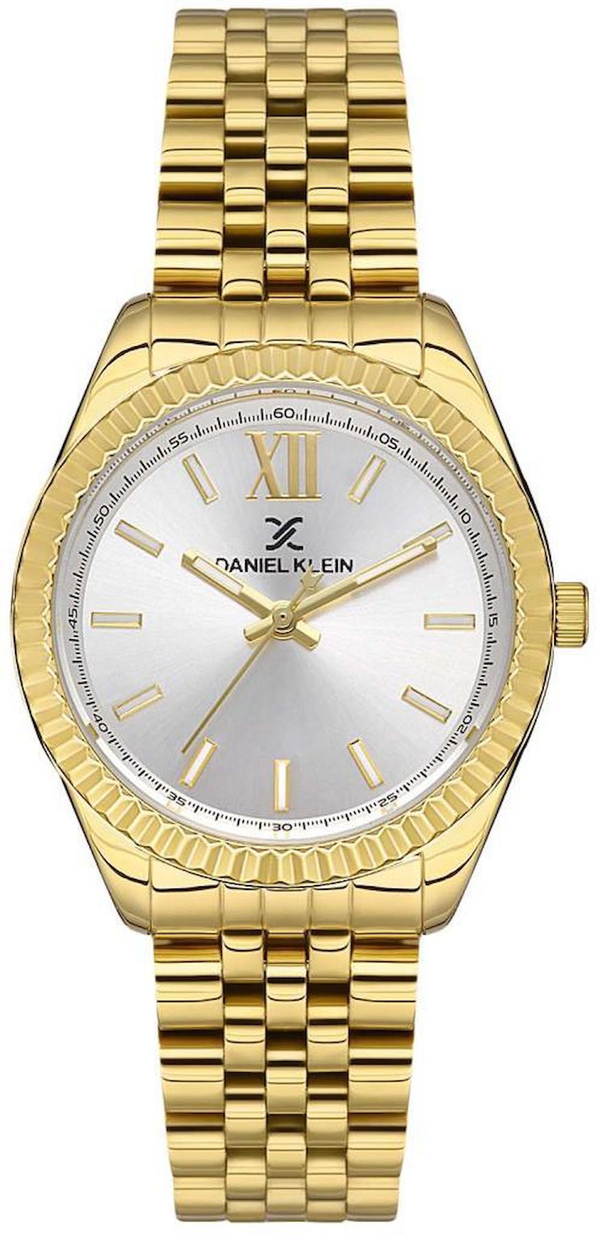 Daniel Klein DKE.1.10437-2 32 mm Altın Çelik Kordon Analog Kadın Kol Saati