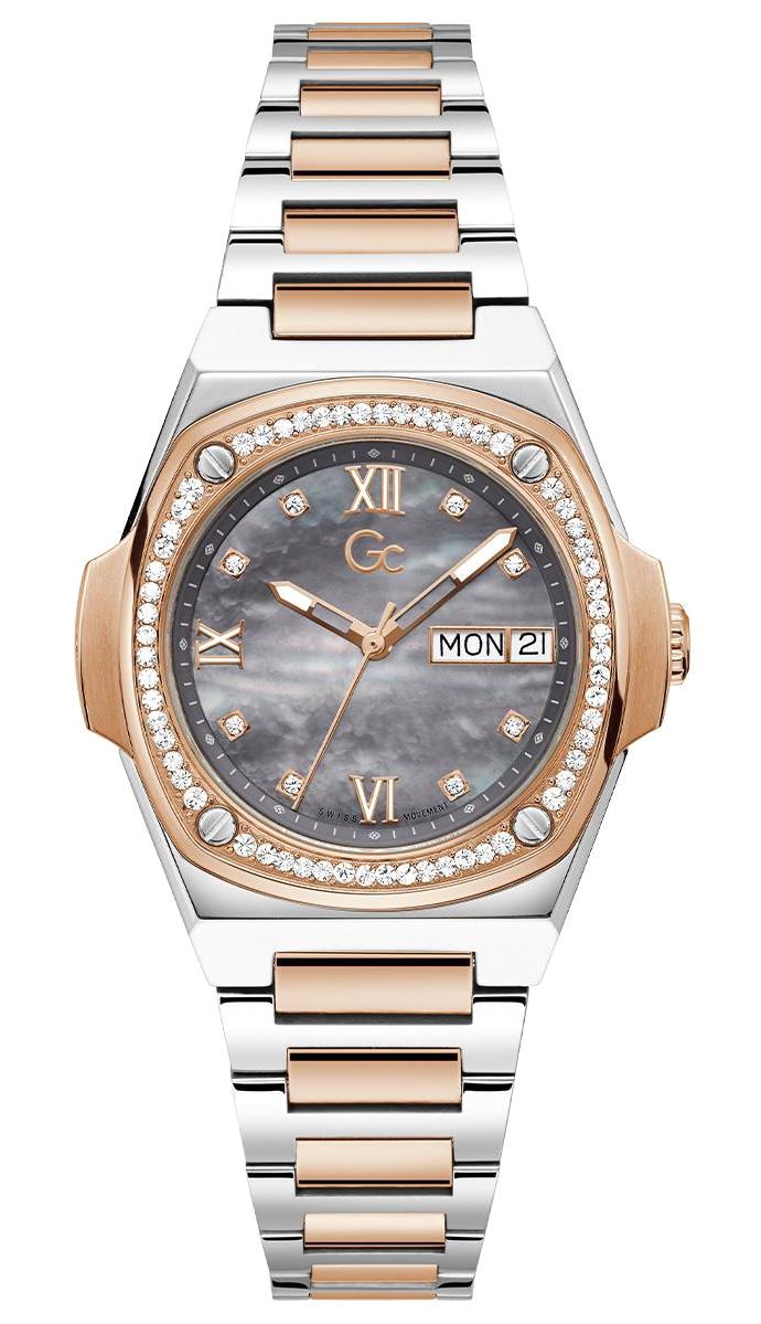Guess GCY98001L5MF Takvimli 36 mm Rose Gold Çelik Kordon Analog Kadın Kol Saati