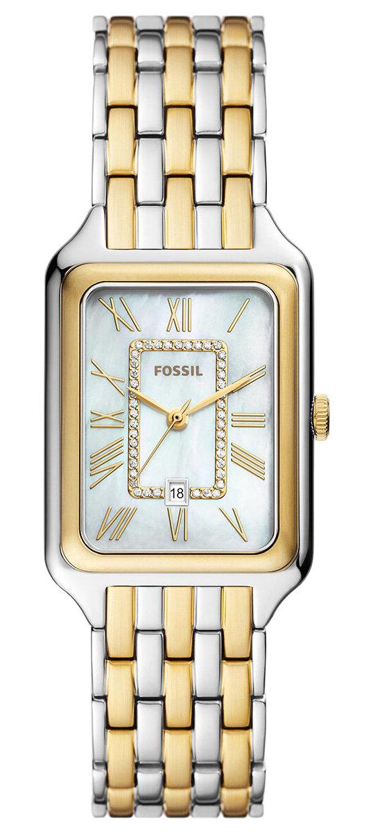Fossil ES5305 26 mm Altın-Gri Çelik Kordon Analog Kadın Kol Saati
