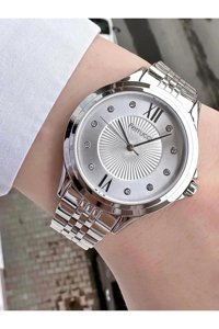 Ferrucci 37 mm Gri Çelik Kordon Analog Kadın Kol Saati