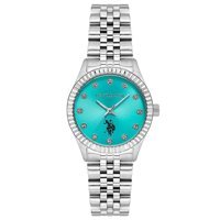 U.S. Polo Assn USPA2086-02 37 mm Gri Metal Kordon Analog Kadın Kol Saati