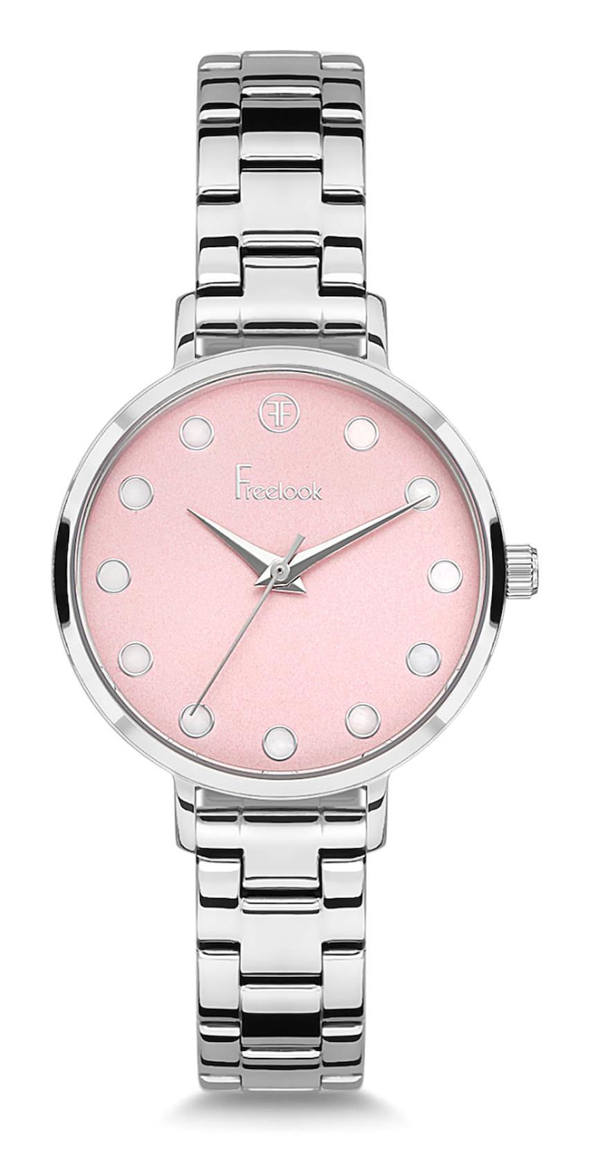 Freelook F.1.1031.02 36 mm Gri Metal Kordon Analog Kadın Kol Saati