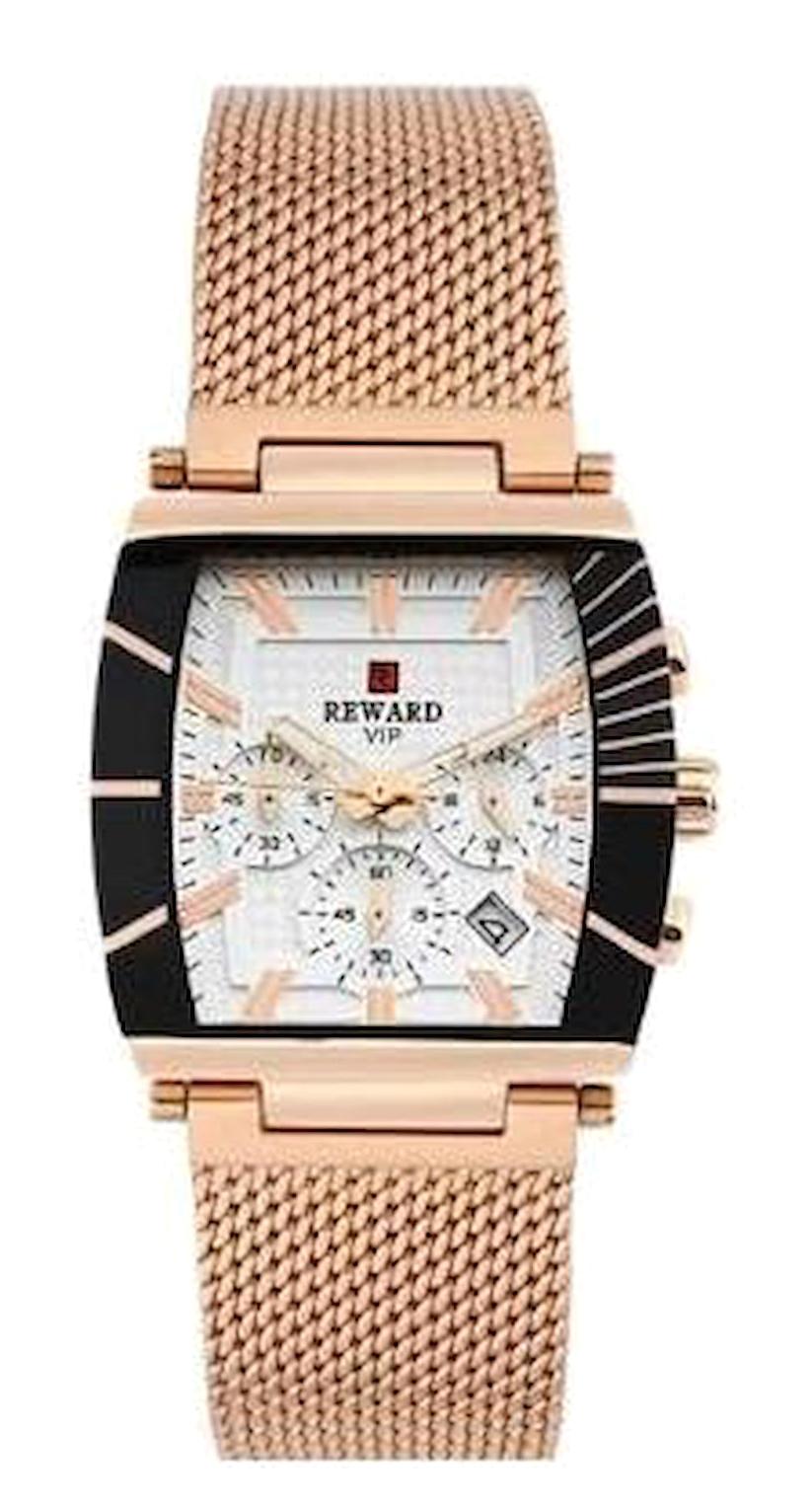 Reward A140455 Takvimli 36 mm Rose Gold Çelik Kordon Analog Kadın Kol Saati