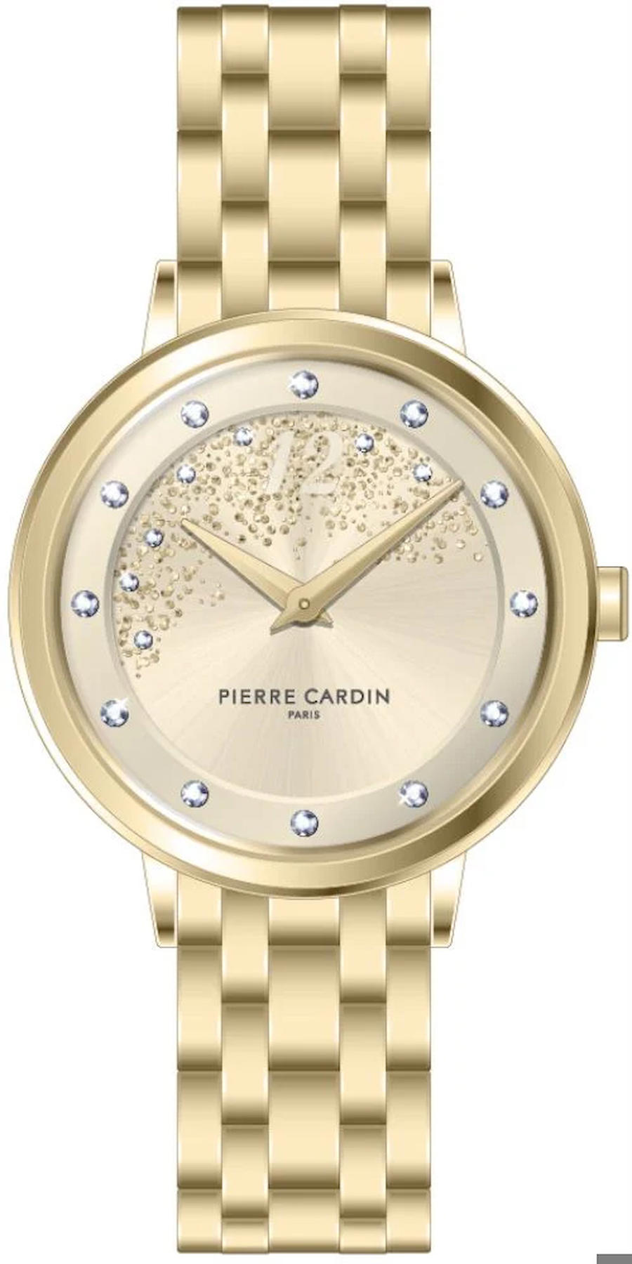 Pierre Cardin PCCBL.0009 28 mm Altın Çelik Kordon Analog Kadın Kol Saati