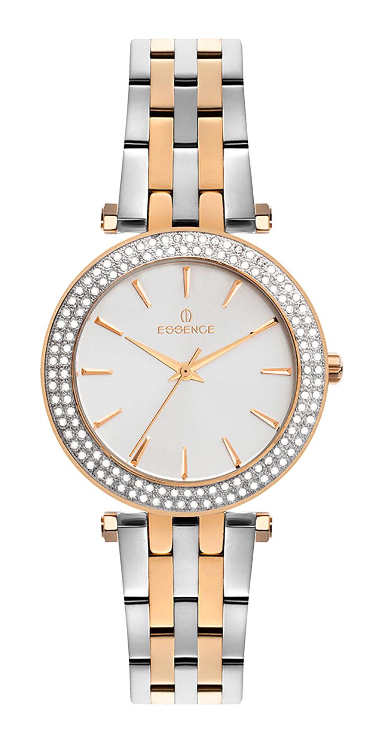 Essence ES6660FE.530 35 mm Gri-Rose Gold Çelik Kordon Analog Kadın Kol Saati