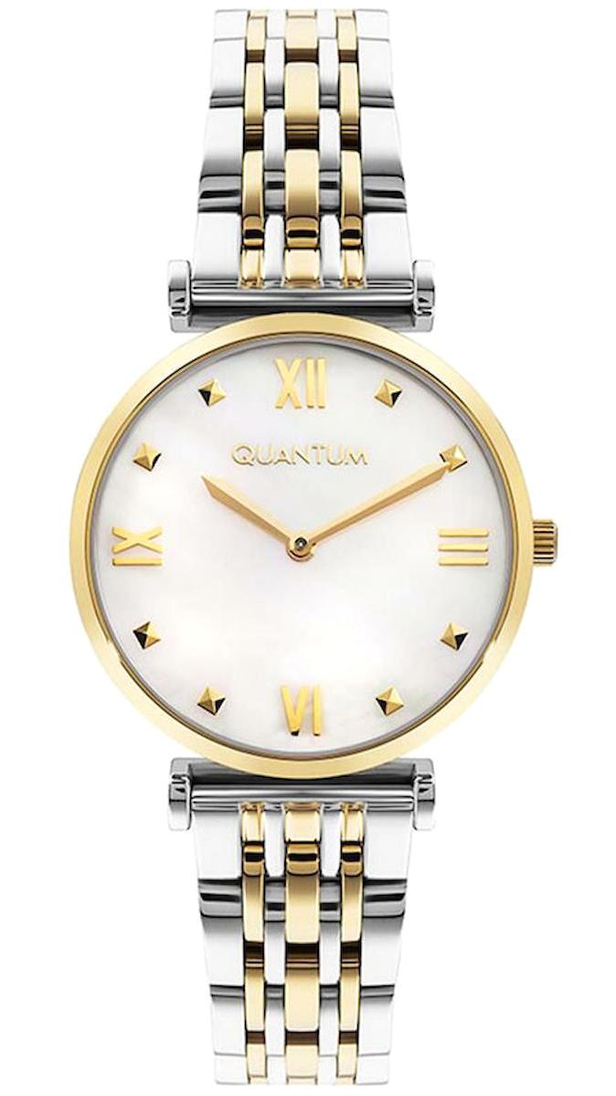 Quantum IML1041.220 35 mm Altın-Gri Çelik Kordon Analog Kadın Kol Saati