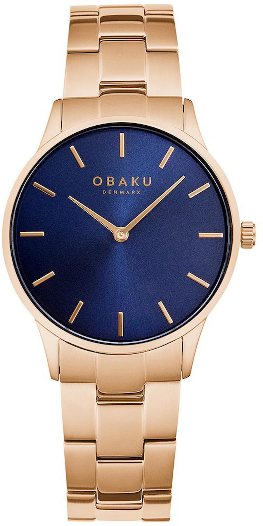 Obaku Denmark V247LXVLSV 35 mm Rose Gold Çelik Kordon Analog Kadın Kol Saati