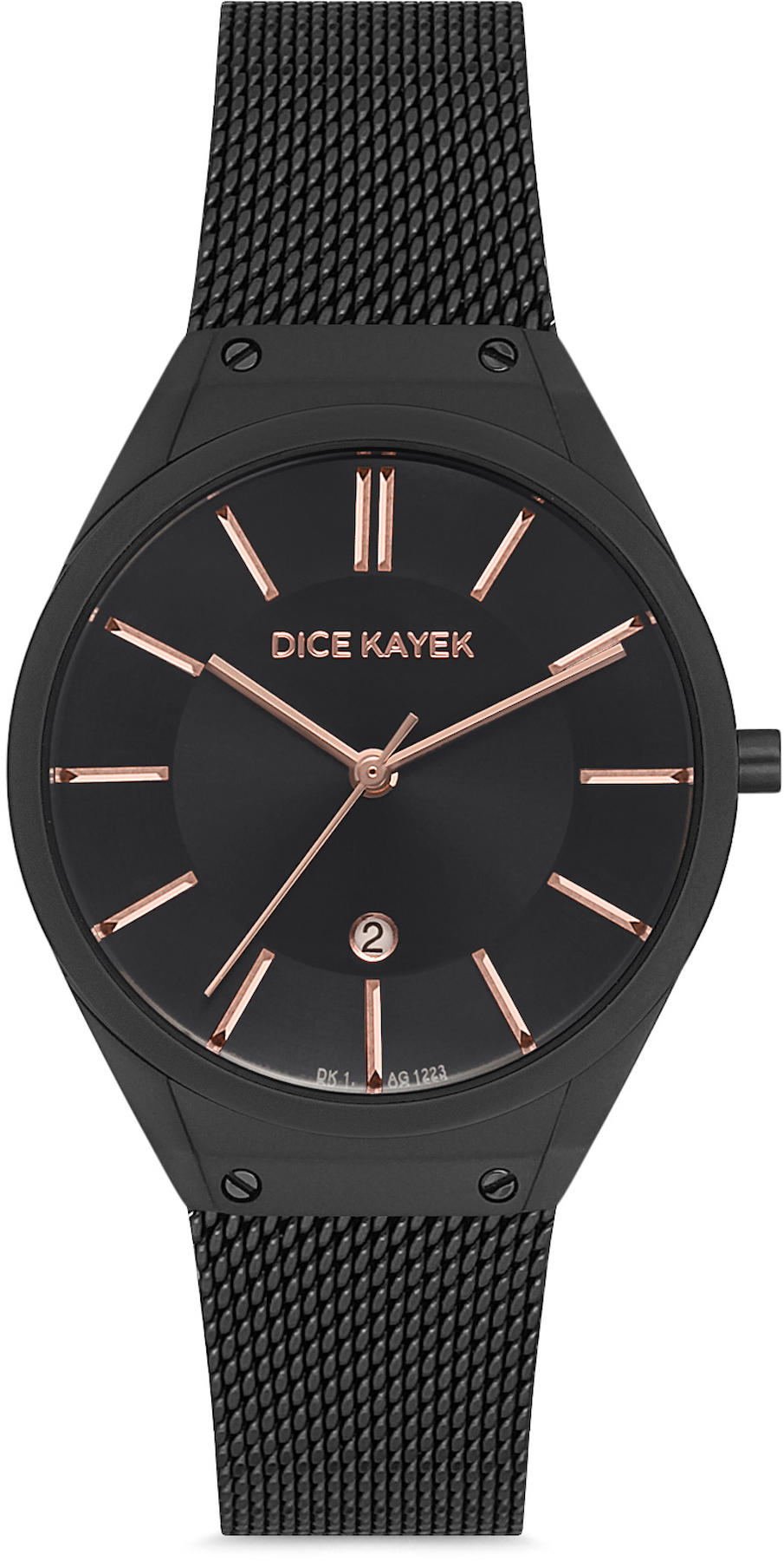Dice Kayek DK.1.AG1223.09 32 mm Siyah Metal Kordon Analog Kadın Kol Saati