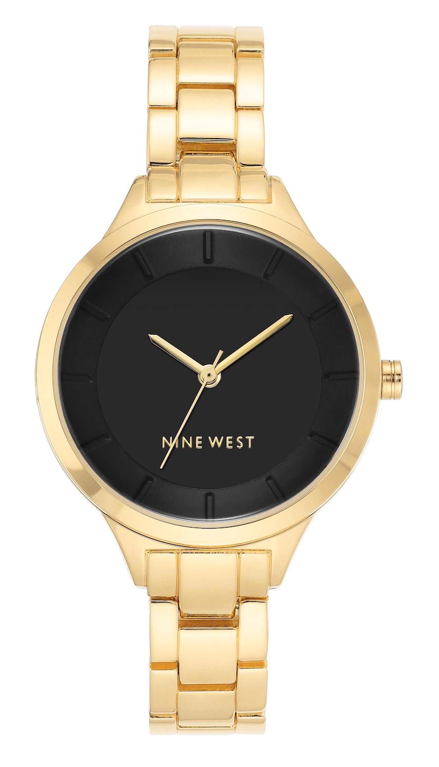 Nine West NW-2224BKGB 34 mm Altın Metal Kordon Analog Kadın Kol Saati